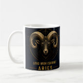 Mug Bélier Symbole du Bélier Courage Astrologie Cadeau (Gauche)