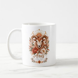 Mug Bélier Zodiaque Terre Cuite Astrologie Botanique