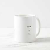 Mug Béliers mignons avec des noms (Devant droit)