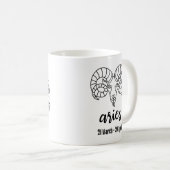 Mug Béliers, Signes Zodiaques (Devant droit)