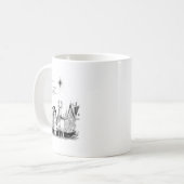 Mug Believe In The Magic Of Christmas Santa Reindeer X (Devant gauche)