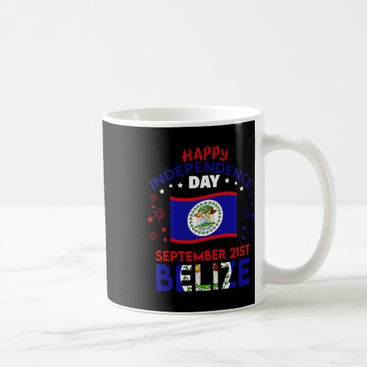 Mug Belize 43e anniversaire de l'indépendance Belizean (Droite)