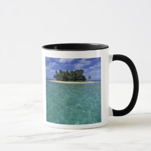 Mug Belize, Barrier Reef, île sans nom ou cay.