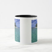 Mug Belize, Barrier Reef, île sans nom ou cay. (Centre)