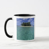 Mug Belize, Barrier Reef, île sans nom ou cay. (Gauche)
