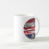 Mug Belize Belizanisch Österreichisch Österreich Baum (Devant droit)