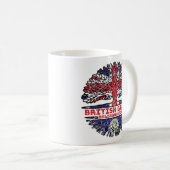 Mug Belize Belizé Royaume-Uni British Tree (Devant droit)