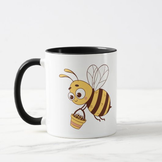 Mug Belle Abeille De Miel Buzzing Avec Style (Gauche)
