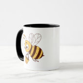 Mug Belle Abeille De Miel Buzzing Avec Style (Devant gauche)