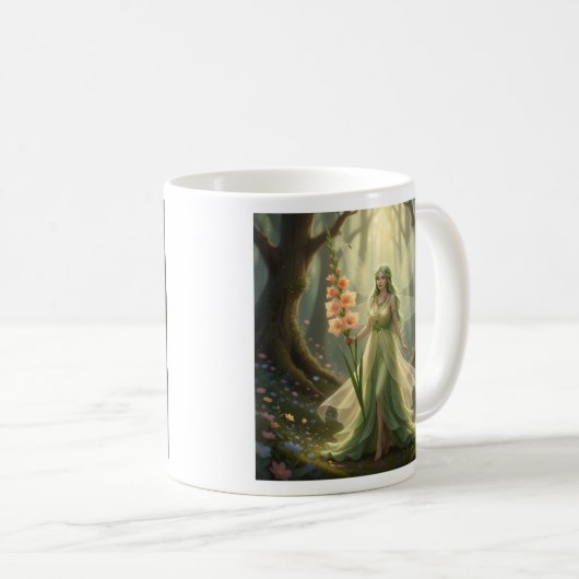 Mug Belle Août Peridot Fairy (Devant droit)