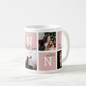 Mug Belle Appréciation Nanny 5 Photo Rouge Blush (Devant droit)