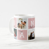 Mug Belle Appréciation Nanny 5 Photo Rouge Blush (Devant gauche)