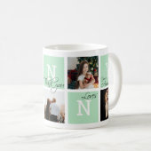 Mug Belle Appréciation Nanny 5 Photo Vert clair (Devant droit)