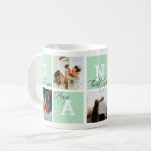 Mug Belle Appréciation Nanny 5 Photo Vert clair (Devant gauche)