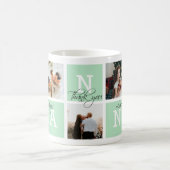 Mug Belle Appréciation Nanny 5 Photo Vert clair (Centre)