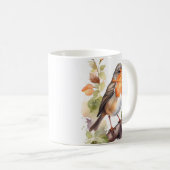 Mug Belle aquarelle américaine Robin Bird (Devant droit)