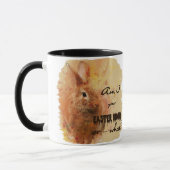 Mug Belle Aquarelle de lapin de Pâques (Gauche)