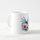 Mug Belle Aquarelle Dragonfly Art Insect Lover Ea (Devant gauche)