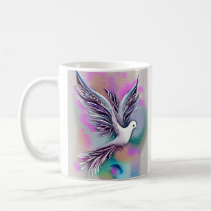 Mug Belle Aquarelle Ethérée Blanche
