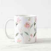 Mug Belle aquarelle florale (Gauche)