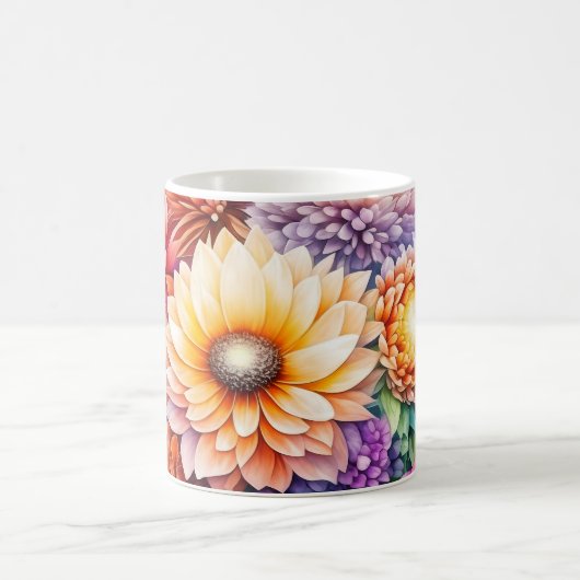 Mug Belle aquarelle florale (Centre)