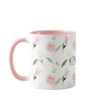 Belle Aquarelle Florale Rose