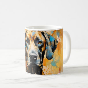 Mug Belle aquarelle Great Dane Dog Wrap