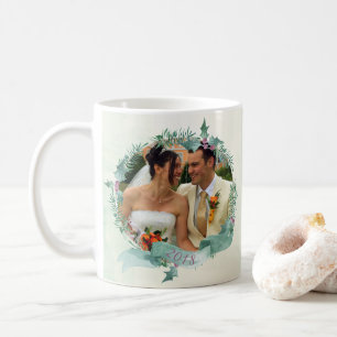 Mug Belle aquarelle Mariée et Joyeux Noël