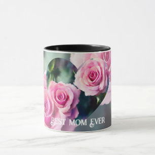 Mug Belle aquarelle moderne Collection Roses roses ros