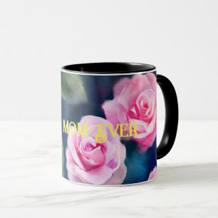 Mug Belle Aquarelle Populaire Roses Roses Roses Roses 
