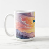 Mug Belle art aquarelle de Pâques (Gauche)