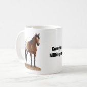Mug Belle Baie Appaloosa Horse (Devant gauche)