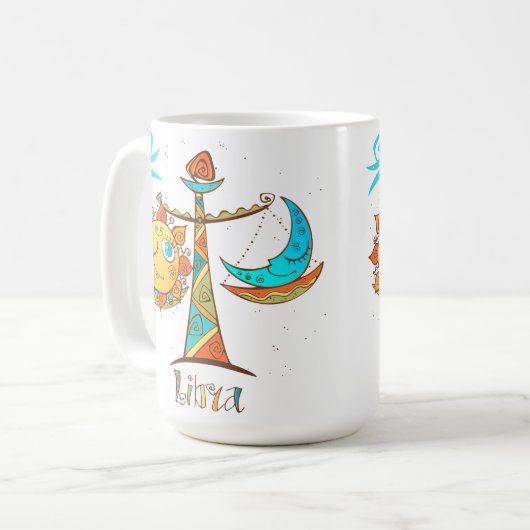 Mug Belle balance Sun et Moon (Devant gauche)