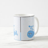 Mug Belle baleine avec bec (Devant droit)