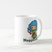 Mug Belle Beauticienne / Coiffeuse Styliste avec sèche (Devant droit)