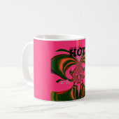 Mug Belle belle Africaine Hot rose rouge or vert (Devant gauche)