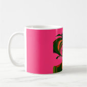 Mug Belle belle Africaine Hot rose rouge or vert (Gauche)