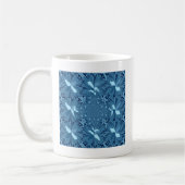 Mug Belle Belle Iridescente bleu. motif sans couture (Gauche)