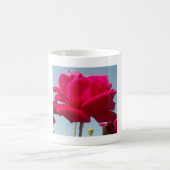 Mug Belle belle Rose céleste rouge contre bleu (Centre)