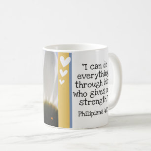 Mug Belle Bible Verse Daisy Modèle photo sur mesure