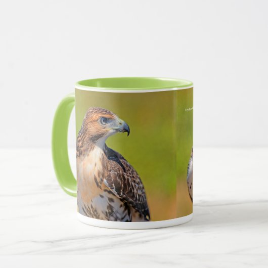 Mug Belle Buse à queue rousse (Devant gauche)