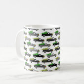 Mug Belle Camions de Noël Arbres Noël Fêtes (Devant gauche)