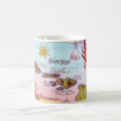 Mug Belle carte des îles hawaïennes (Centre)