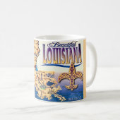Mug Belle carte postale de Louisiane (Devant droit)