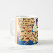 Mug Belle carte postale de Louisiane (Devant gauche)