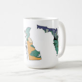 MUG BELLE CARTE POSTALE PAYSAGE DES ÉTATS-UNIS (Devant droit)