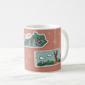 MUG BELLE CARTE POSTALE PAYSAGE DES ÉTATS-UNIS (Devant droit)