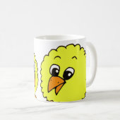 Mug Belle Cartoon Jaune Chicks (Devant droit)