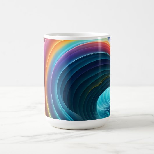 Mug Belle cascade arc-en-ciel (Centre)