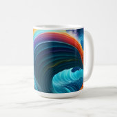 Mug Belle cascade arc-en-ciel (Devant droit)